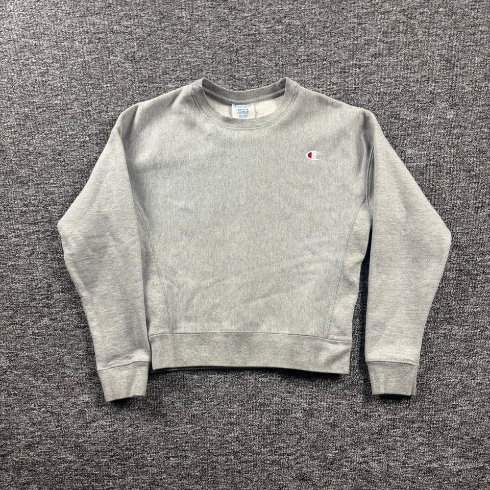 Women's Champion Reverse Weave Crewneck Sweatshirt Heather‎ Gray Size Medium